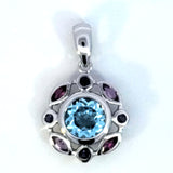 Sterling & Gold Filled Gemstone Pendant