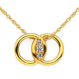 Diamond Marriage Symbol Pendant