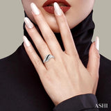 1/10 ctw White and Black Diamond Fashion Ring in Sterling Silver