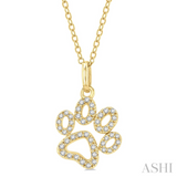 Diamond Pendant in Gold