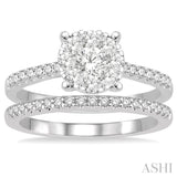 Lovebright Bridal Diamond Wedding Set