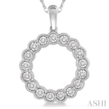 Circle Diamond Fashion Pendant