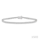 Illusion Plate Diamond Bracelet