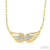 Angel Wings Diamond Necklace