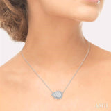 Pear Shape Lovebright Diamond Necklace