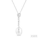 Pearl & Diamond Pendant