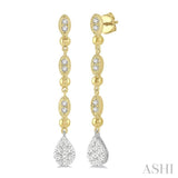 Pear Shape Lovebright Diamond Earrings