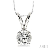 Diamond Solitaire Pendant