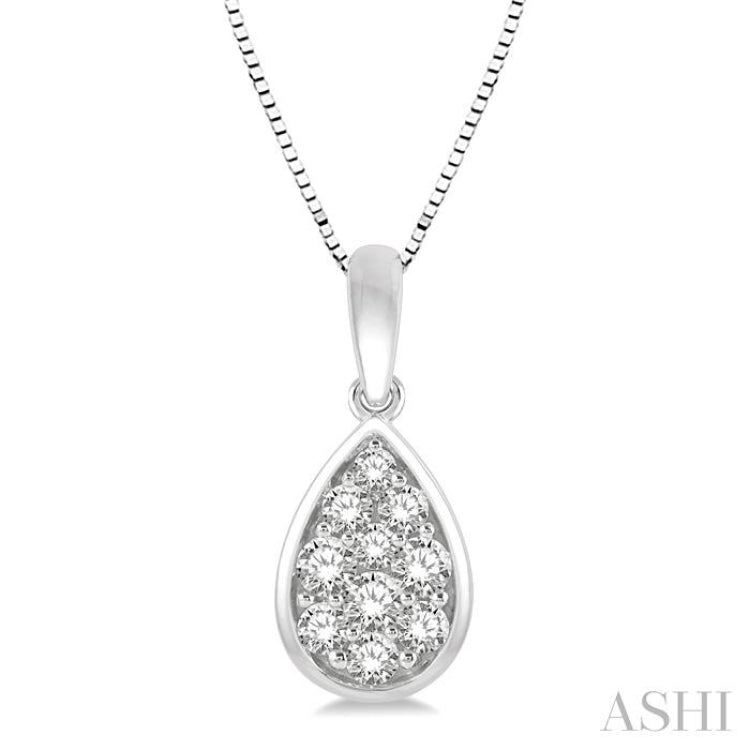 Pear Shaped Diamond Pendant | Braverman Jewelry